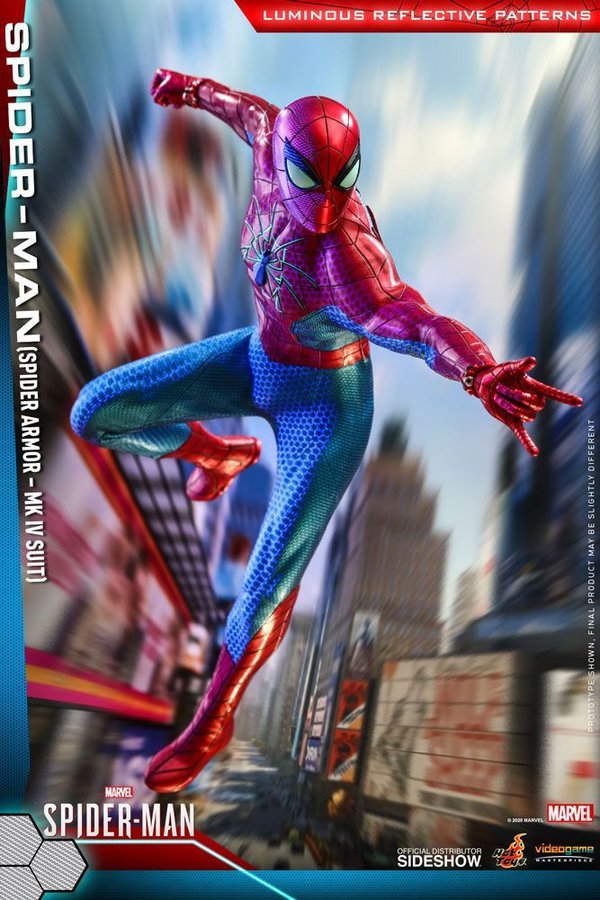 Marvel's Spider-Man Video Game Masterpiece Actionfigur 1/6 Spider-Man (Spider Armor MK IV Suit) 30cm