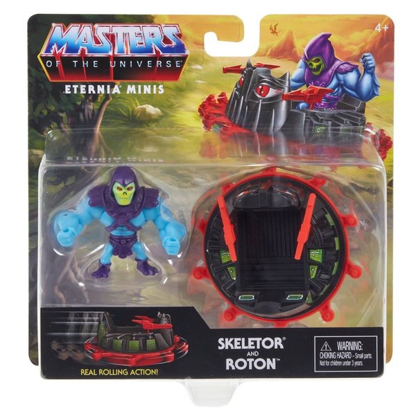 Masters of the Universe Eternia Minis Skeletor and Roton Fahrzeug & Actionfigur