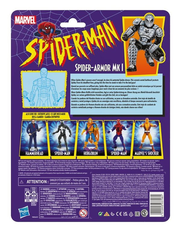 Spider-Man Marvel Legends Series Actionfigur 2022 Marvel's Shocker 15 cm