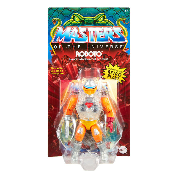 Masters of the Universe Origins Actionfigur Roboto 14 cm AB ENDE FEB. AUF LAGER!!!