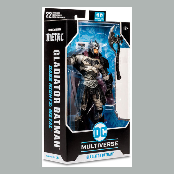 DC Multiverse Actionfigur Gladiator Batman (Dark Metal) 18 cm