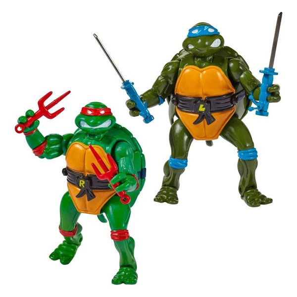 Teenage Mutant Ninja Turtles Actionfiguren 10 cm Leonardo & Raphael Mutatin' Sortiment (8)