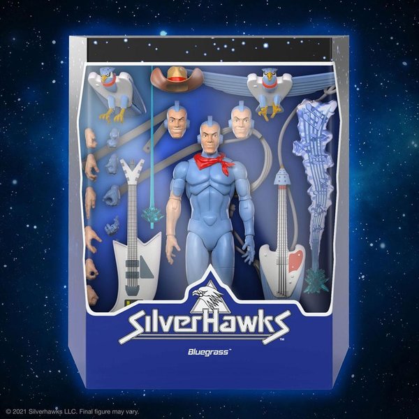 SilverHawks Ultimates Actionfigur Bluegrass 18 cm
