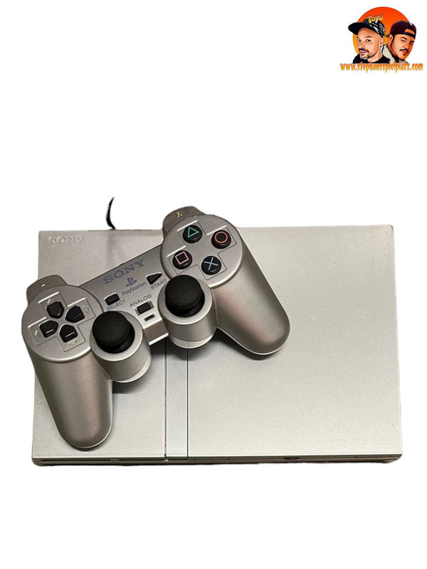 Sony PlayStation 2 Slim Silber Konsole