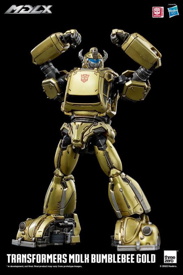 Transformers MDLX Actionfigur Bumblebee Gold Limited Edition 12 cm