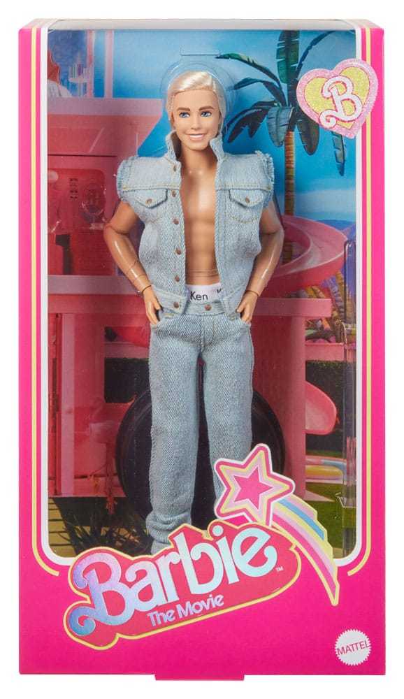 Barbie The Movie Puppe Ken Wearing Denim Matching Set
