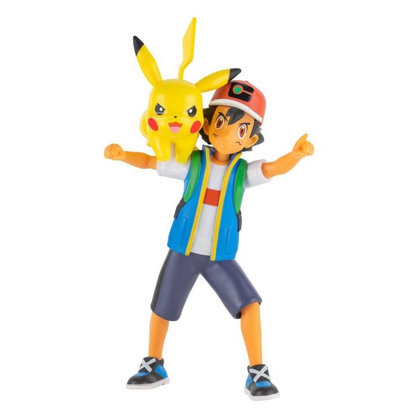 Pokémon Battle Feature Figuren Ash & Pikachu 11 cm
